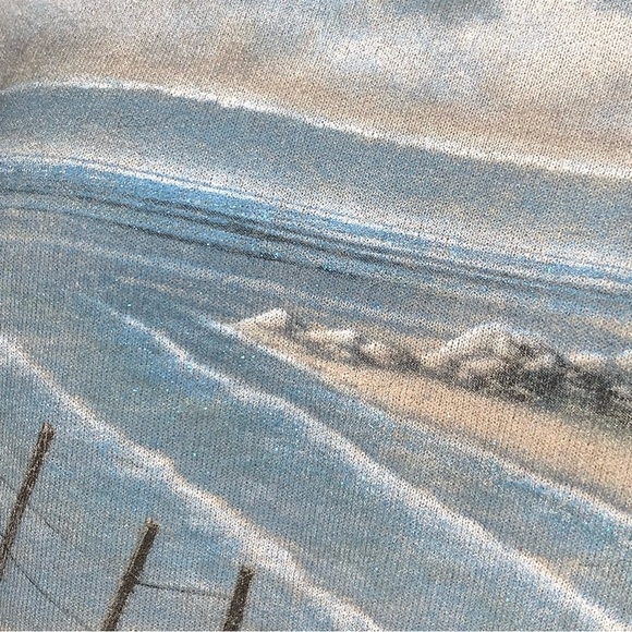 v i n t a g e :: Nautical Coastal Collared Morning Sun Graphic Sweatshirt - Picture 10 of 14